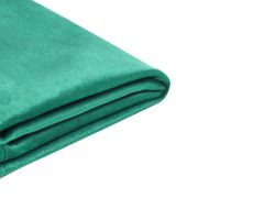 Beliani Náhradní potah na postel 90 x 200 cm tmavě zelený FITOU