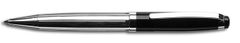 ART CRYSTELLA Kuličkové pero "Broadway", černá-stříbrná, bílý krystal SWAROVSKI, 14 cm, 1805XGF259