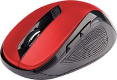 C-Tech Myš WLM-02/Ergonomická/Optická/Bezdrátová USB/Černá-červená