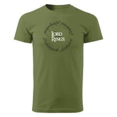 Grooters Pánské tričko Pán Prstenů - Ring Runes Velikost: L