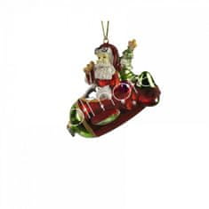 Colmore by Diga Vánoční ozdoba - Santa v letadle