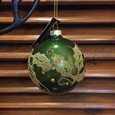 Colmore by Diga Vánoční ozdoba - koule zelená ø 8 cm