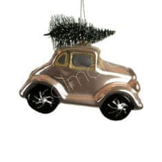 kurt adler Vánoční ozdoba - Auto se stromečkem