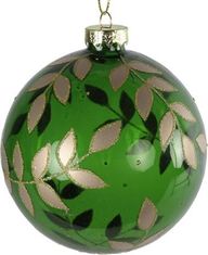 Colmore by Diga Vánoční ozdoba koule zelená s listky