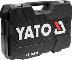 YATO  Gola sada 1/2", 3/8", 1/4" + příslušenství 111 ks YT-38831