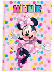 SETINO Dívčí fleecová deka Minnie Mouse - Disney