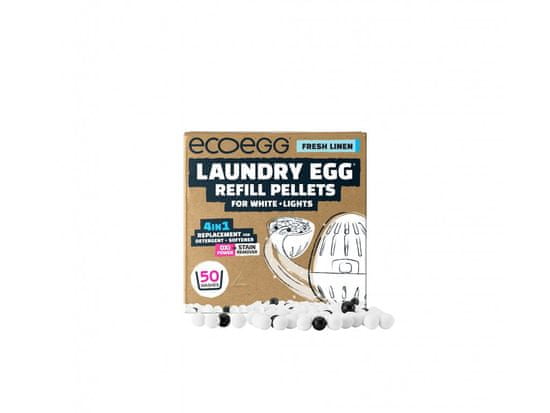 Ecoegg náhradní náplň pro prací vajíčko 50 praní na bílé a světlé prádlo svěží bavlna