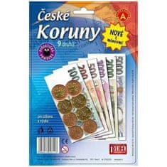 Alexander Dětské peníze - České koruny s mincemi