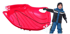 Prosperplast Plastová sněhová skluzavka na klouzání červená 70 x 94 cm
