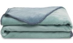 Dormeo CHARMING fleecová deka s kapsou na nohy 190x130cm Modrá