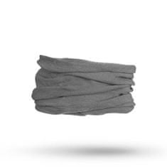 GRIP GRAB Multifunkční šátek HeadGlove Merino šedá