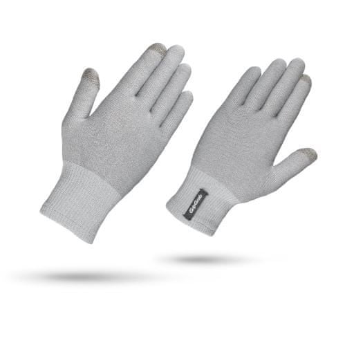 GRIP GRAB Pánské zimní cyklo rukavice Merino Liner šedá