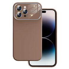 MobilPouzdra.cz Kryt Soft Silicone Lens pro Apple iPhone 15 Pro Max , barva hnědá