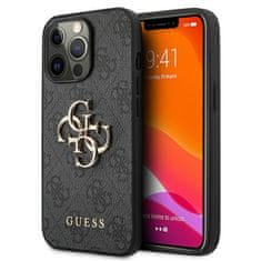 Guess Originální pouzdro 4G Big Metal Logo GUHCP13L4GMGGR pro Iphone 13 Pro grey