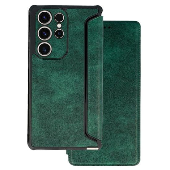 VšeNaMobily.cz Knížkové pouzdro RAZOR Leather pro Samsung Galaxy S23 Plus , barva zelená