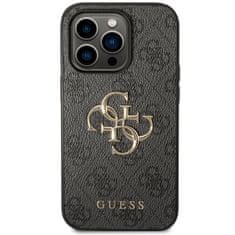 Guess Originální pouzdro 4G Big Metal Logo GUHCP15L4GMGGR pro Iphone 15 Pro grey
