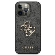 Guess Originální pouzdro 4G Big Metal Logo GUHCP13L4GMGGR pro Iphone 13 Pro grey