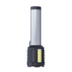 Solight Solight LED ruční nabíjecí svítilna, 150 plus 150lm, Li-Ion, USB WN42