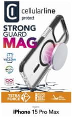 MobilPouzdra.cz Ochranný kryt Tetra Force Strong Guard Mag s podporou Magsafe pro Apple iPhone 15 Pro Max, transparentní