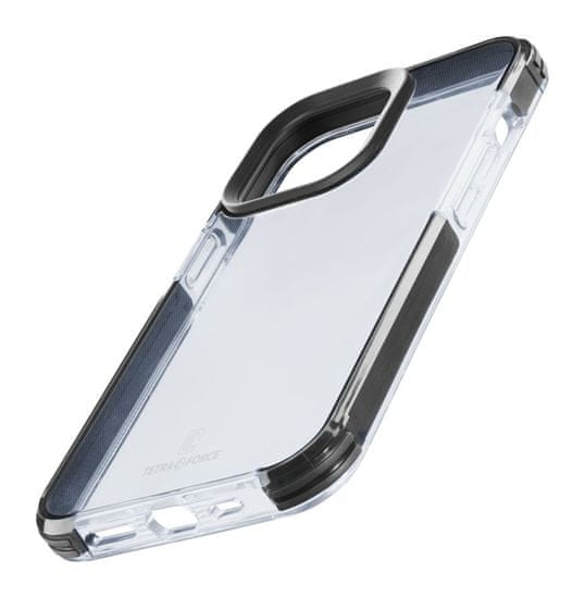 CellularLine Ultra ochranné pouzdro Cellularline Tetra Force Shock-Twist pro Apple iPhone 15 Pro Max, 2 stupně ochrany, transparentní