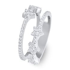 Brilio Silver Krásný stříbrný prsten s hvězdami RI095W (Obvod 56 mm)