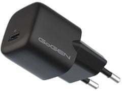 GoGEN síťová GaN nabíječka s USB-C a PD (30W), ACHPD 130 B, černá (GOGACHPD130B)