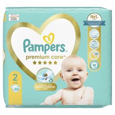 Pampers Premium Care plenky vel. 2 (88 ks plenek) 4-8 kg