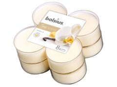 Bolsius Aromatic 2.0 Vonné čajové svíčky Maxi 8ks, Vanilla