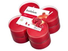 Bolsius Aromatic 2.0 Vonné čajové svíčky Maxi 8ks, Pomegranate