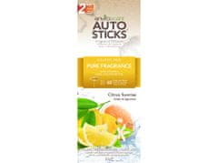 AutoSticks Citrus Sunrise (Citrusový východ slunce) vonná visačka do auta 2ks