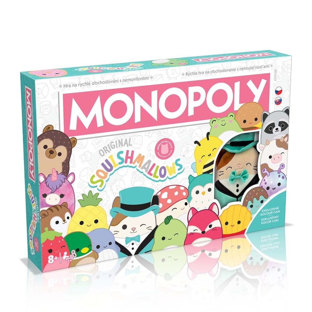 Levně Winning Moves Monopoly Squishmallows CZ/SK