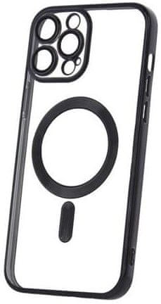 Levně Forever Silikonové TPU pouzdro Mag Color Chrome pro iPhone 13 Pro Max černé (TPUAPIP13PMMCCTFOBK)