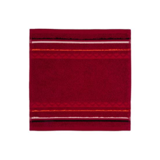Frottana COUNTRY ručník 30 x 30 cm, červená
