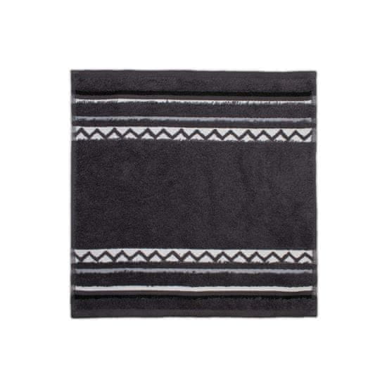 Frottana COUNTRY ručník 30 x 30 cm, tmavě šedá