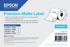 Epson ColorWorks role pro pokladní tiskárny, Premium Matte Label, 102x51mm, 650ks (C33S045531)