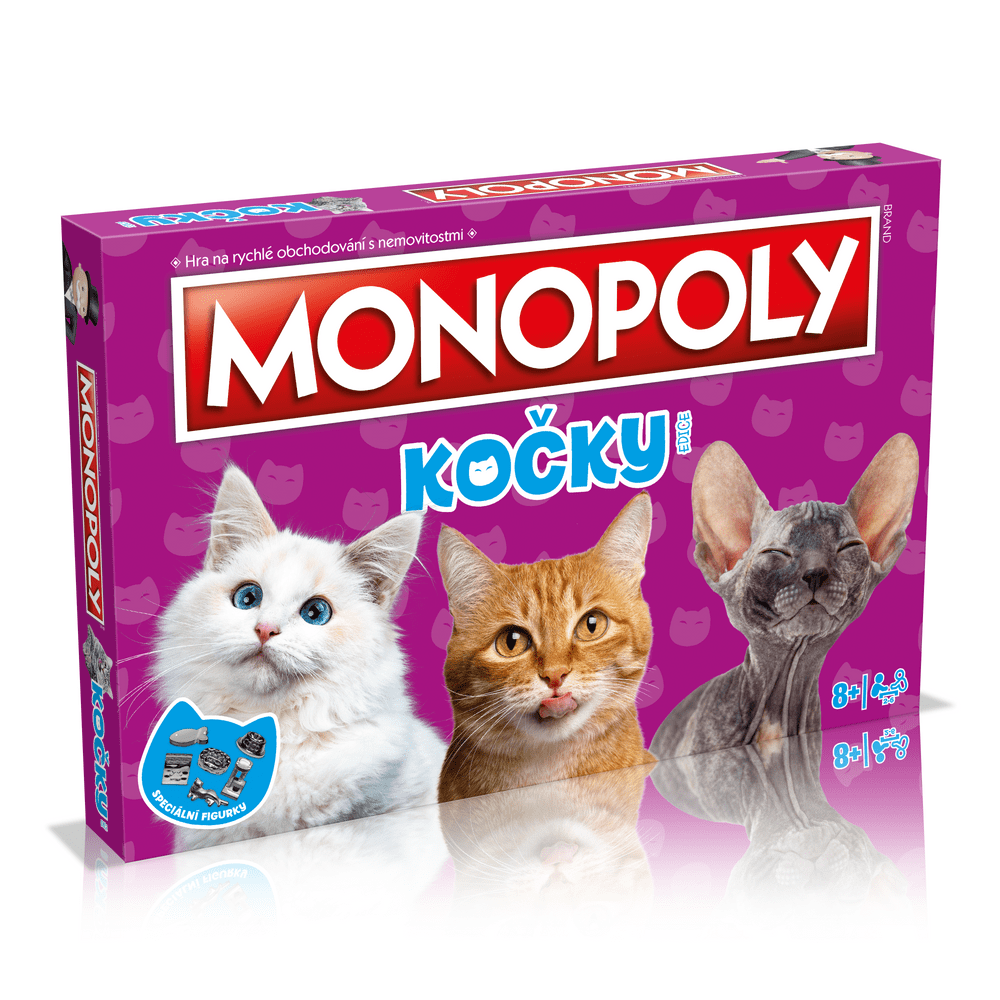 Levně Winning Moves Monopoly Kočky CZ