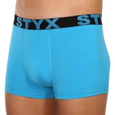 Styx 3PACK pánské boxerky sportovní guma nadrozměr vícebarevné (3R10379) - velikost XXXL