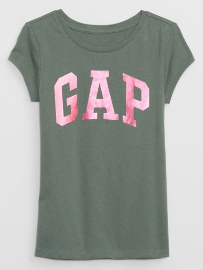 Gap Dětské tričko s metalickým logem