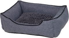 Nobby Pohodlný pelíšek pro psy Classic "MOPPY" šedý 60x50x18cm
