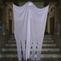 Korbi Velký závěsný duch, halloweenská dekorace, strašidelný ornament, bílá 2