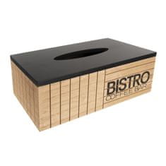 Orion Box dřevo na papírové kapesníky Bistro