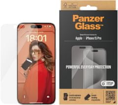 PanzerGlass ochranné sklo pro Apple iPhone 15 Pro