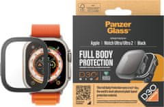 PanzerGlass ochranný kryt s D30 pro Apple Watch Ultra/Ultra 2, černá