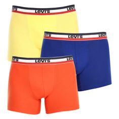 Levis 3PACK pánské boxerky vícebarevné (100002870 010) - velikost XXL