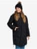 Černý dámský zimní péřový prošívaný kabát Roxy Abbie M