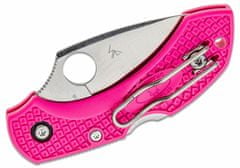 Spyderco C28FPPNS30V2 Dragonfly 2 Pink kapesní nůž 5,8 cm, růžová, FRN