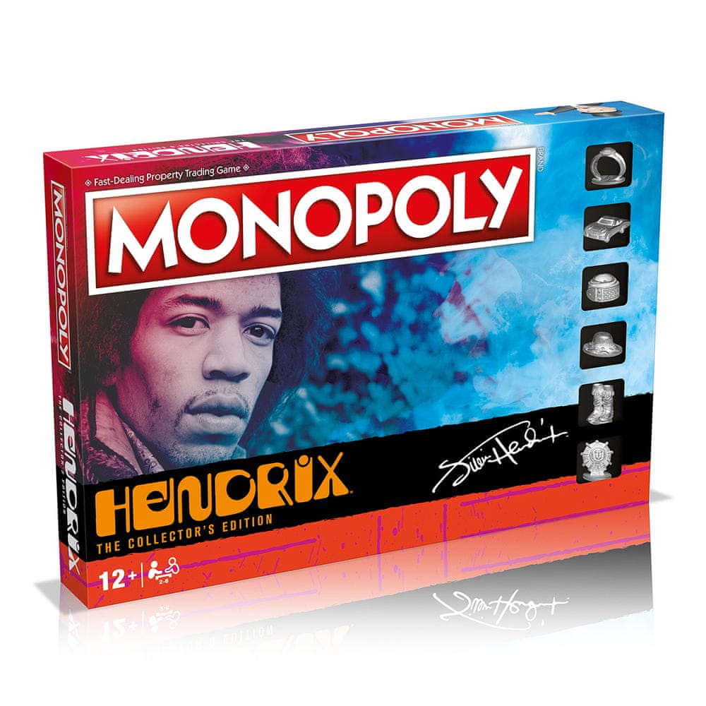 Levně Winning Moves Monopoly Jimi Hendrix Anglická verze