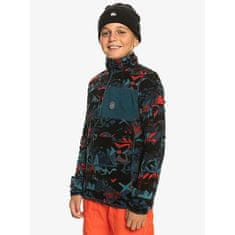 Quiksilver mikina QUIKSILVER Aker HZ Youth BUILDING MOUTAINS GRENADINE 14