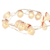  LED dekorační girlanda - Santa, teplá bílá barva, 2xAA, 170 cm