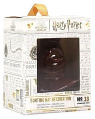 CurePink 3D keramická dekorace k zavěšení Harry Potter: Moudrý klobouk (7 x 5 x 6 cm)